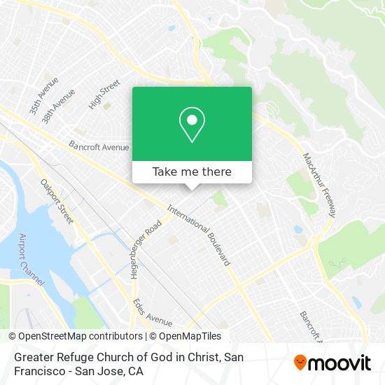 Mapa de Greater Refuge Church of God in Christ