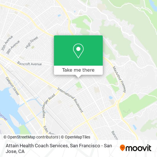 Mapa de Attain Health Coach Services