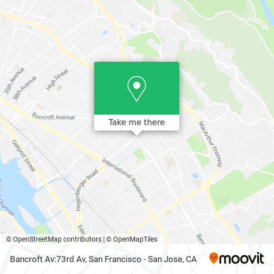 Bancroft Av:73rd Av map