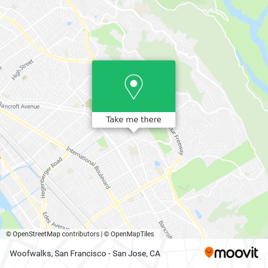 Woofwalks map