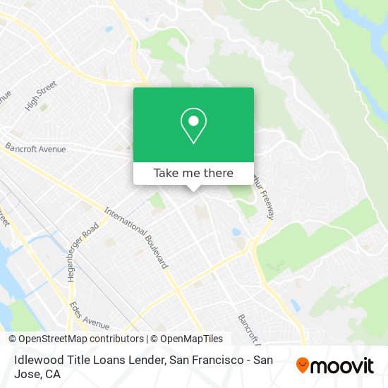 Mapa de Idlewood Title Loans Lender