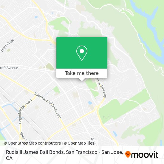 Rudisill James Bail Bonds map