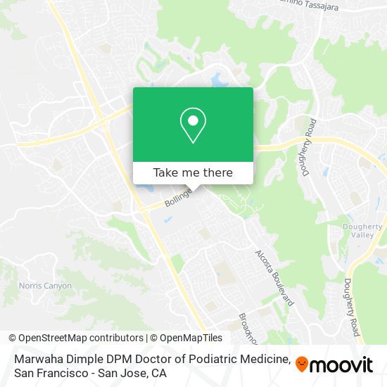 Mapa de Marwaha Dimple DPM Doctor of Podiatric Medicine
