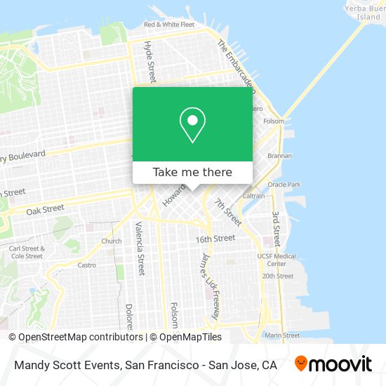 Mapa de Mandy Scott Events
