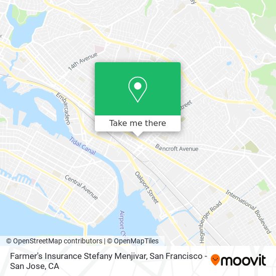 Farmer's Insurance Stefany Menjivar map