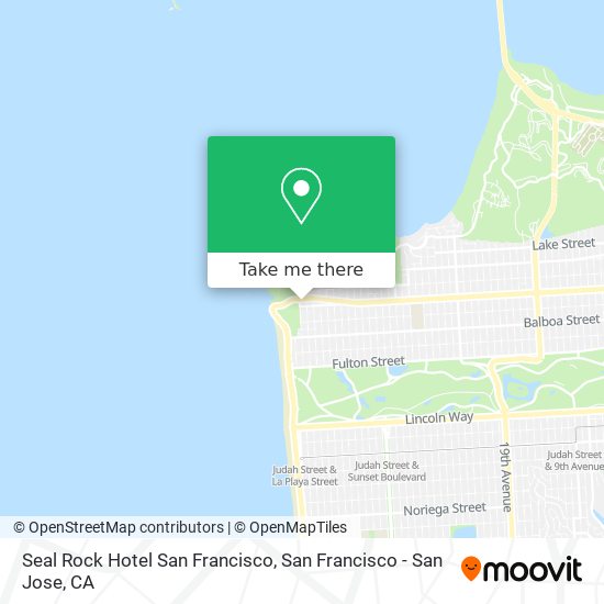 Mapa de Seal Rock Hotel San Francisco