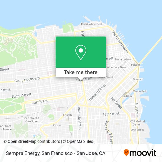 Sempra Energy map