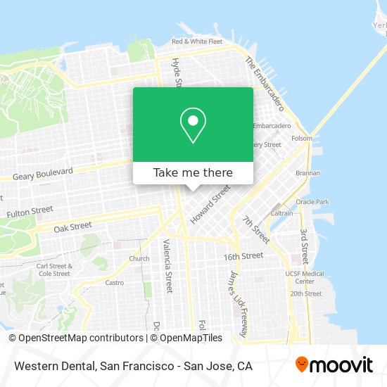 Western Dental map