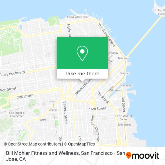 Bill Mohler Fitness and Wellness map