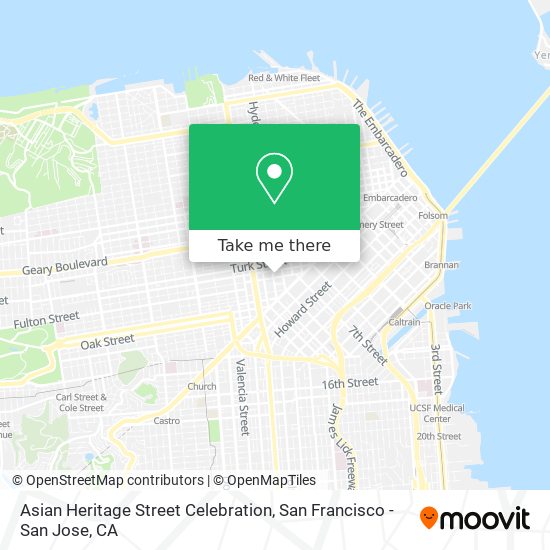 Asian Heritage Street Celebration map