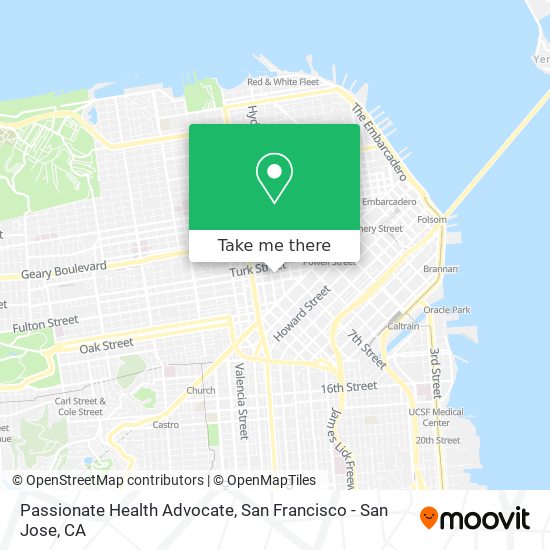 Passionate Health Advocate map