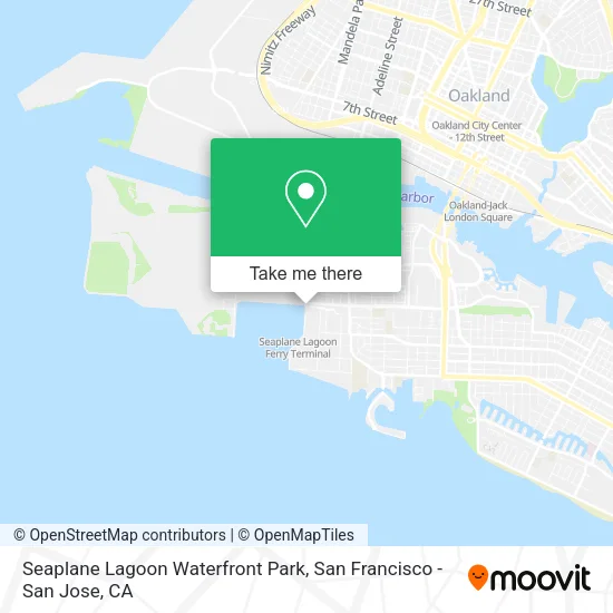 Seaplane Lagoon Waterfront Park map