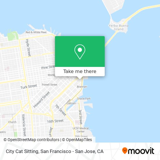 City Cat Sitting map