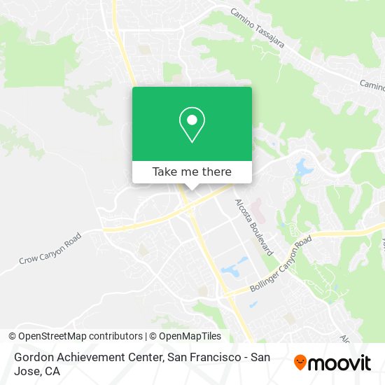 Gordon Achievement Center map