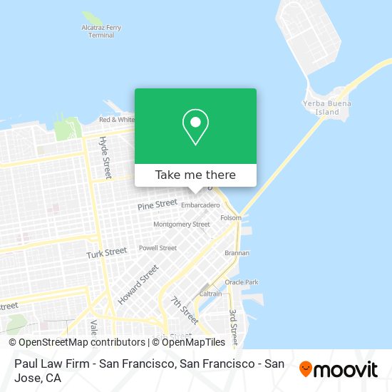 Paul Law Firm - San Francisco map