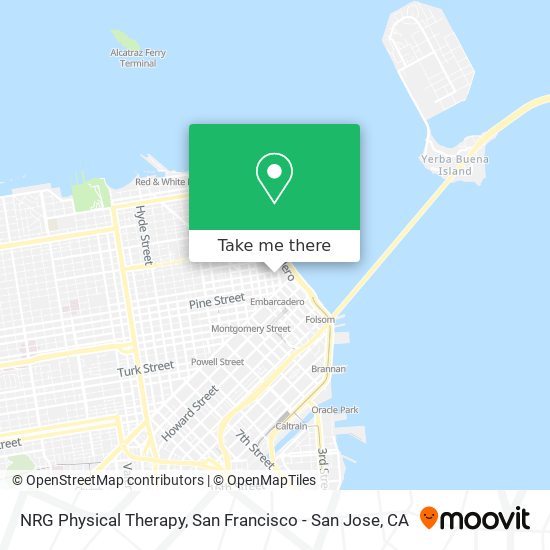 Mapa de NRG Physical Therapy