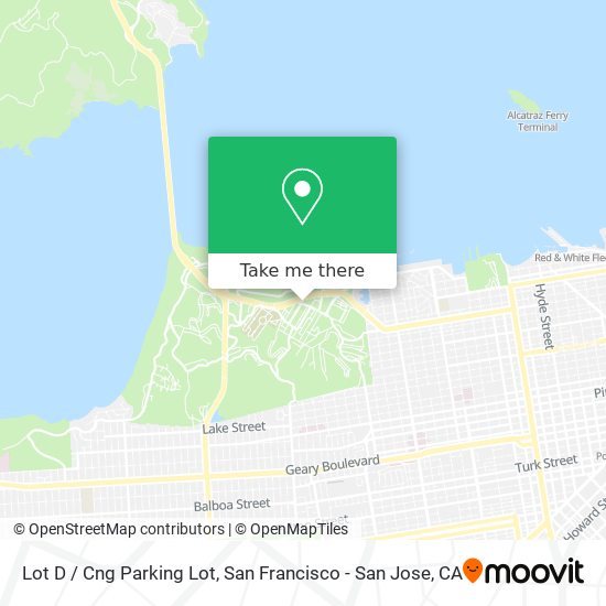 Mapa de Lot D / Cng Parking Lot