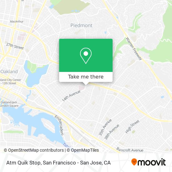 Mapa de Atm Quik Stop