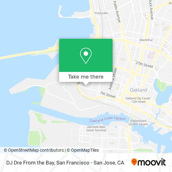 Mapa de DJ Dre From the Bay