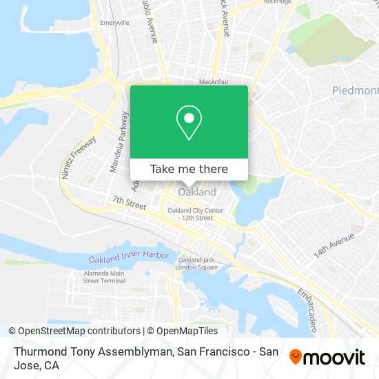 Mapa de Thurmond Tony Assemblyman