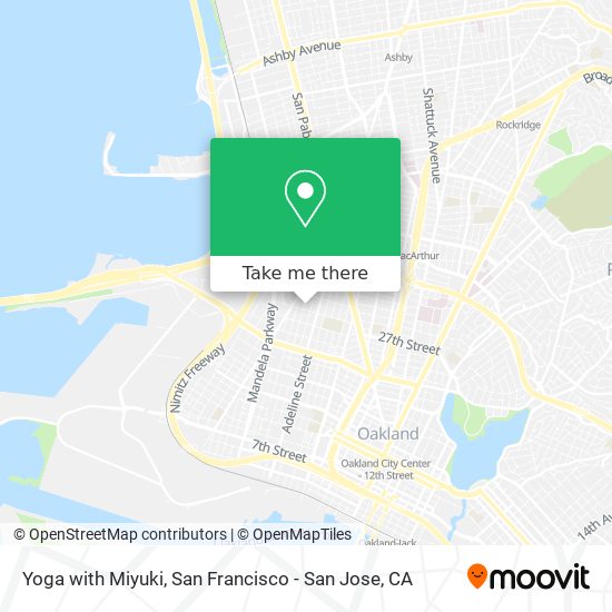 Yoga with Miyuki map