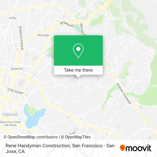 Rene Handyman Construction map