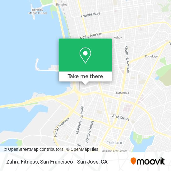 Zahra Fitness map