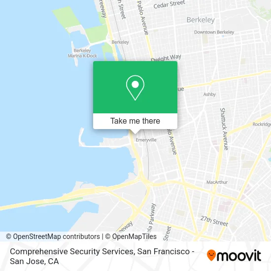 Mapa de Comprehensive Security Services