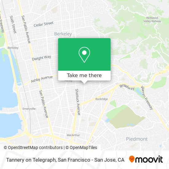 Mapa de Tannery on Telegraph