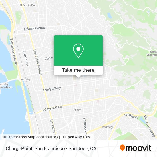 Mapa de ChargePoint