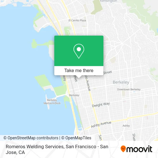 Romeros Welding Services map