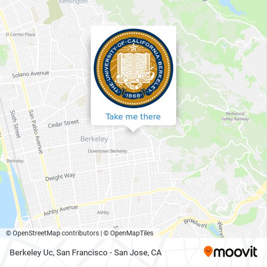 Mapa de Berkeley Uc