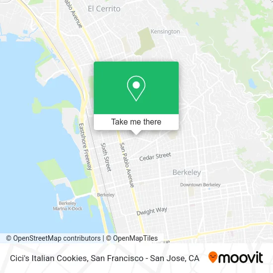 Mapa de Cici's Italian Cookies