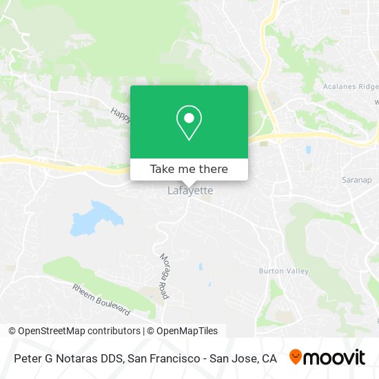 Peter G Notaras DDS map