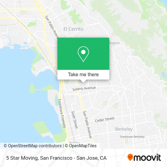 5 Star Moving map