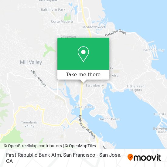 First Republic Bank Atm map