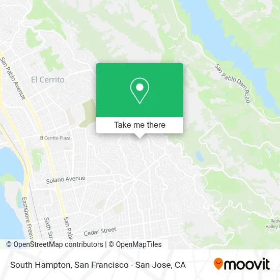 South Hampton map