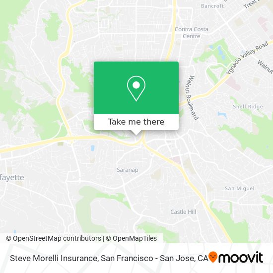 Mapa de Steve Morelli Insurance