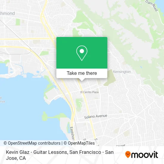 Kevin Glaz - Guitar Lessons map