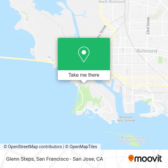 Glenn Steps map