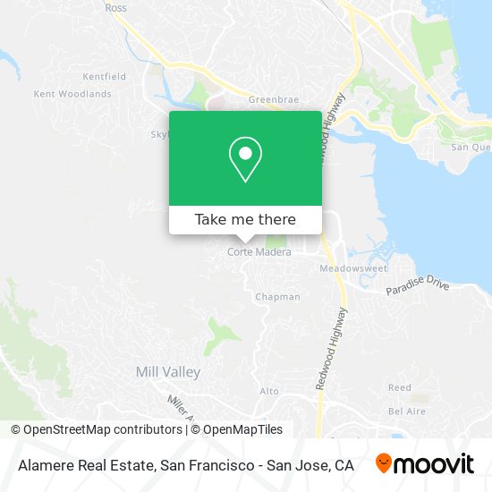 Alamere Real Estate map