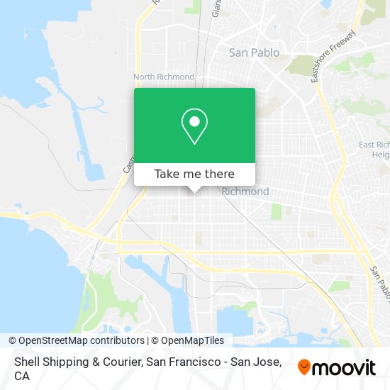 Shell Shipping & Courier map
