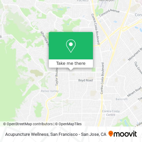 Mapa de Acupuncture Wellness