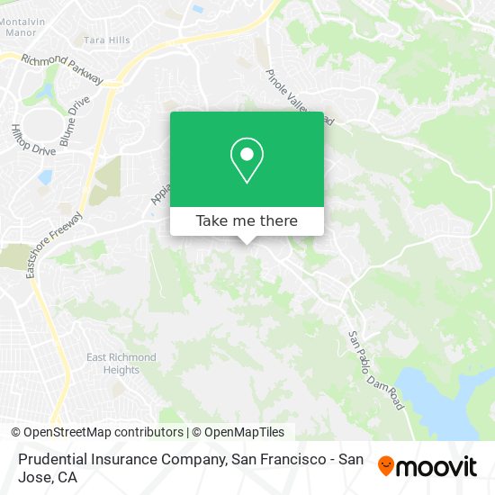 Mapa de Prudential Insurance Company