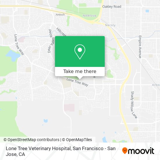 Mapa de Lone Tree Veterinary Hospital