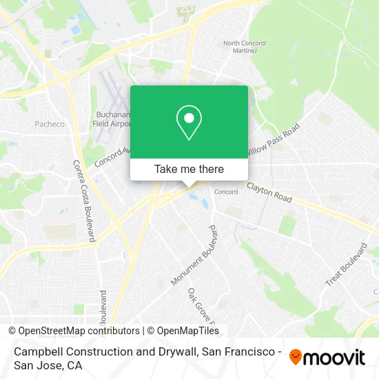 Mapa de Campbell Construction and Drywall