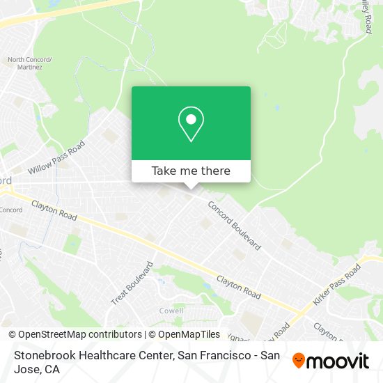 Stonebrook Healthcare Center map