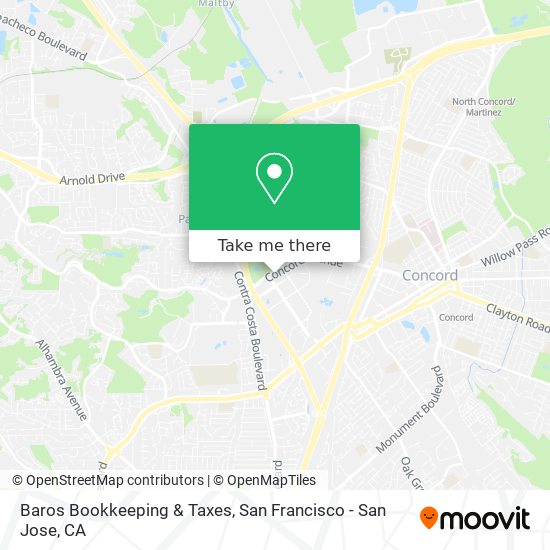 Baros Bookkeeping & Taxes map