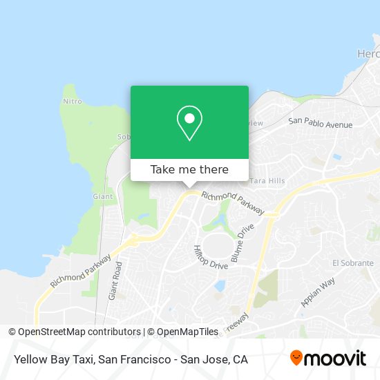 Yellow Bay Taxi map