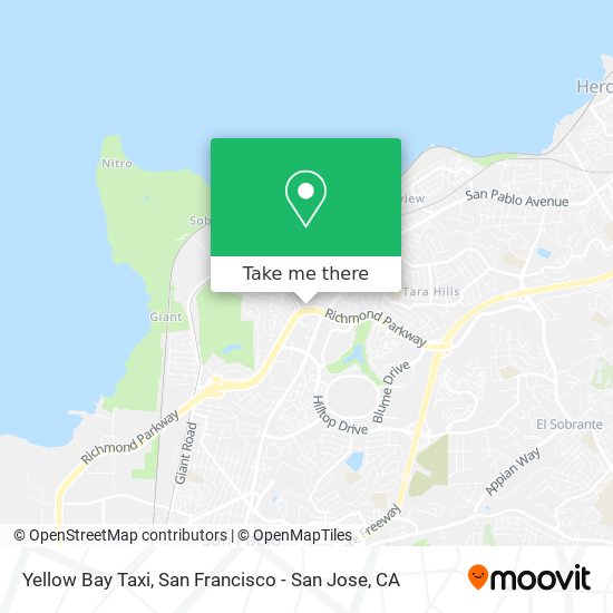 Mapa de Yellow Bay Taxi